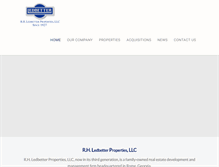Tablet Screenshot of ledbetterproperties.com